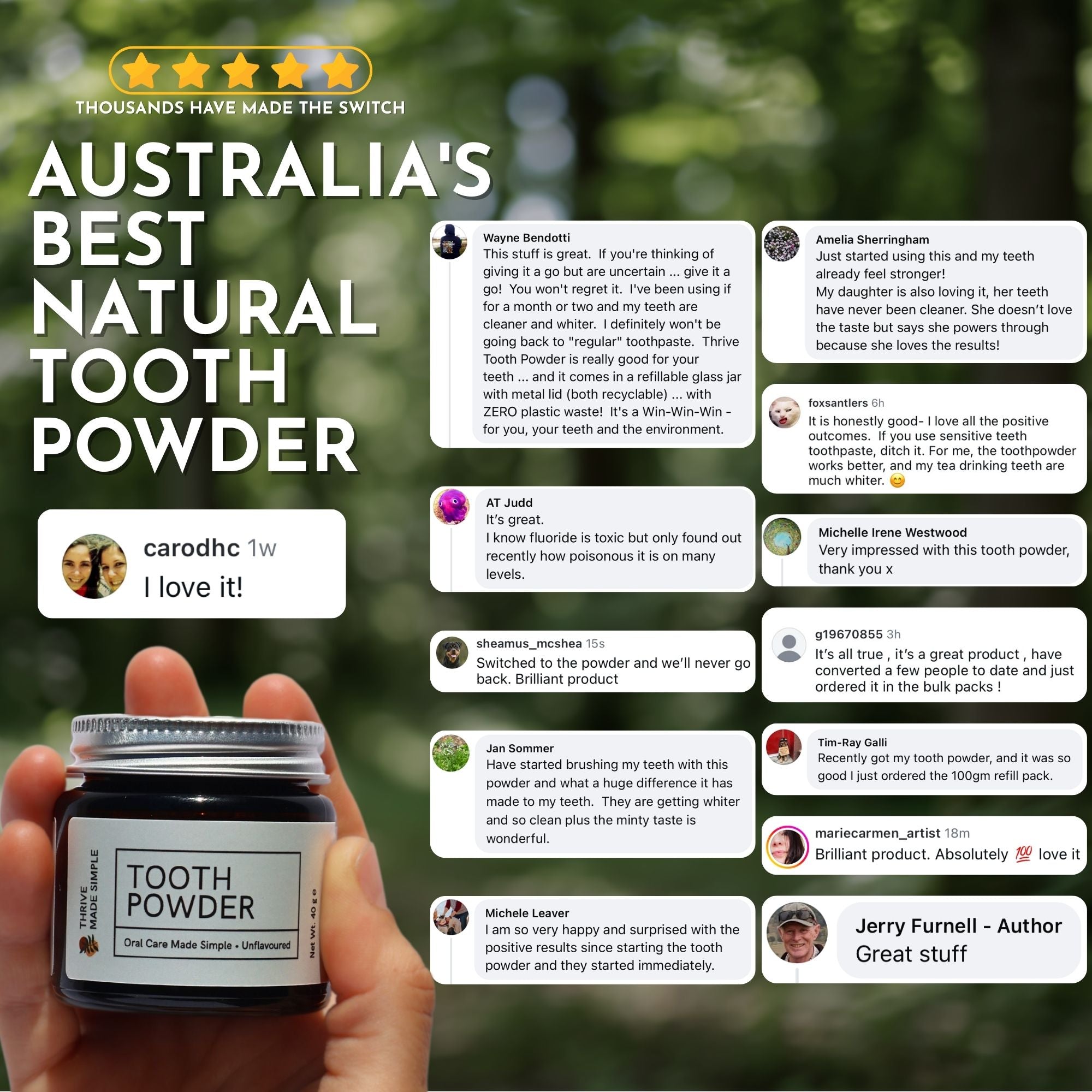 Unflavoured Hydroxyapatite Tooth Powder
