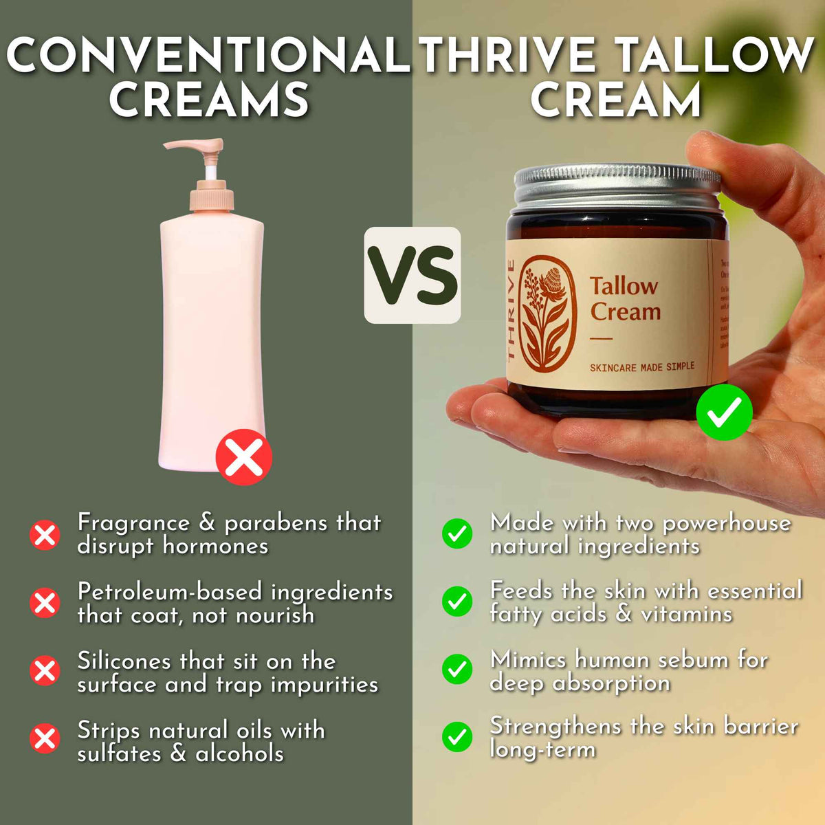 Grass-Fed Tallow Cream