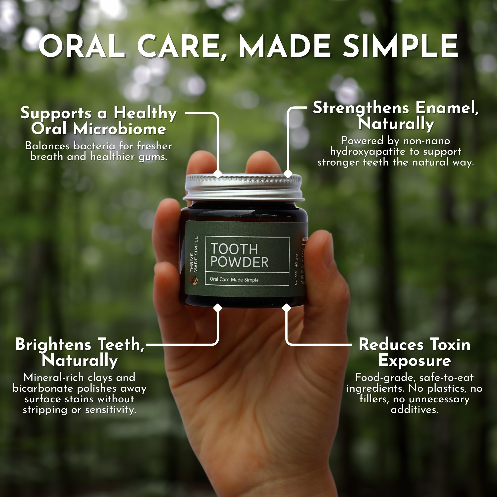 Natural Hydroxyapatite Tooth Powder