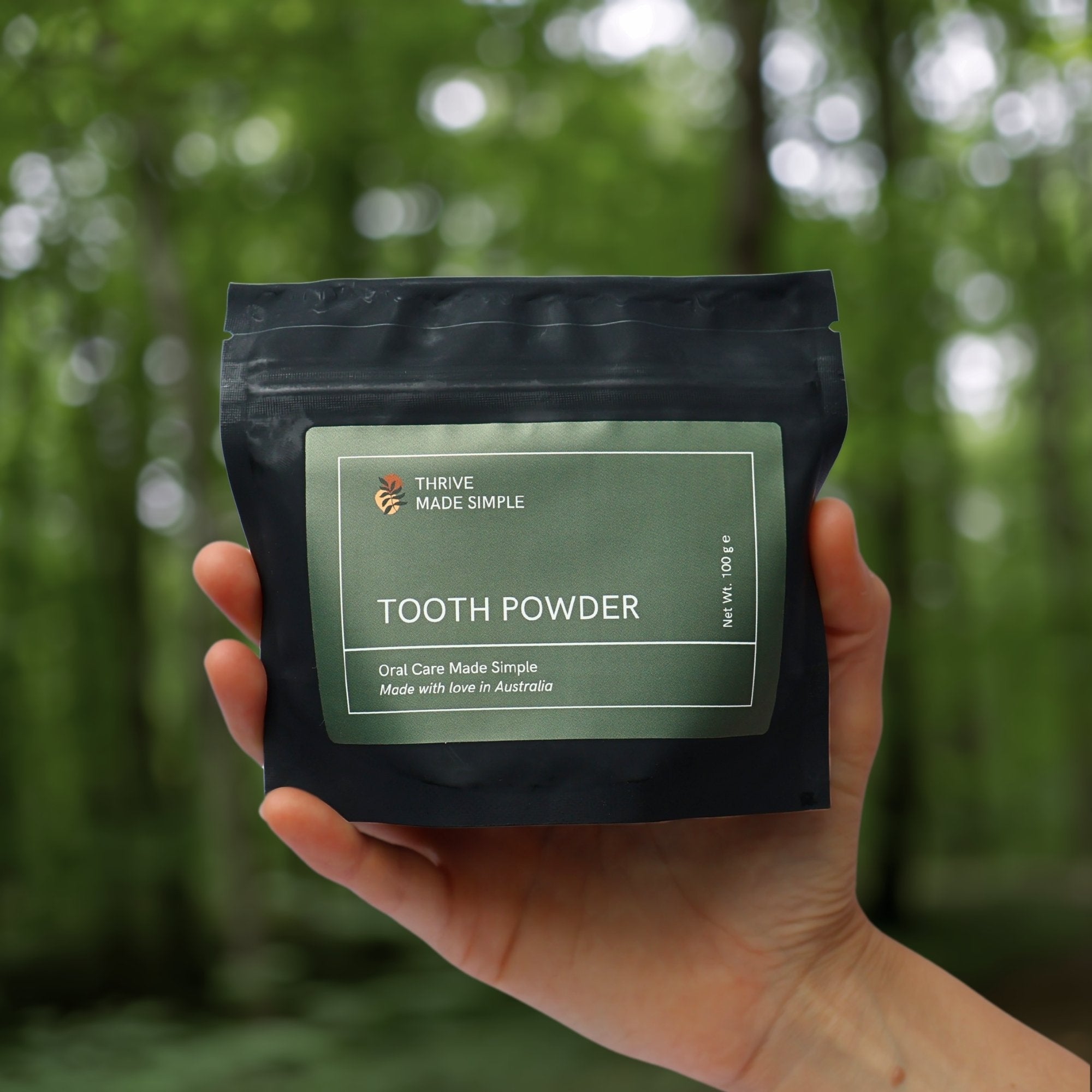 Minty Tooth Powder Refill Pouch 100g (Hydroxyapatite)