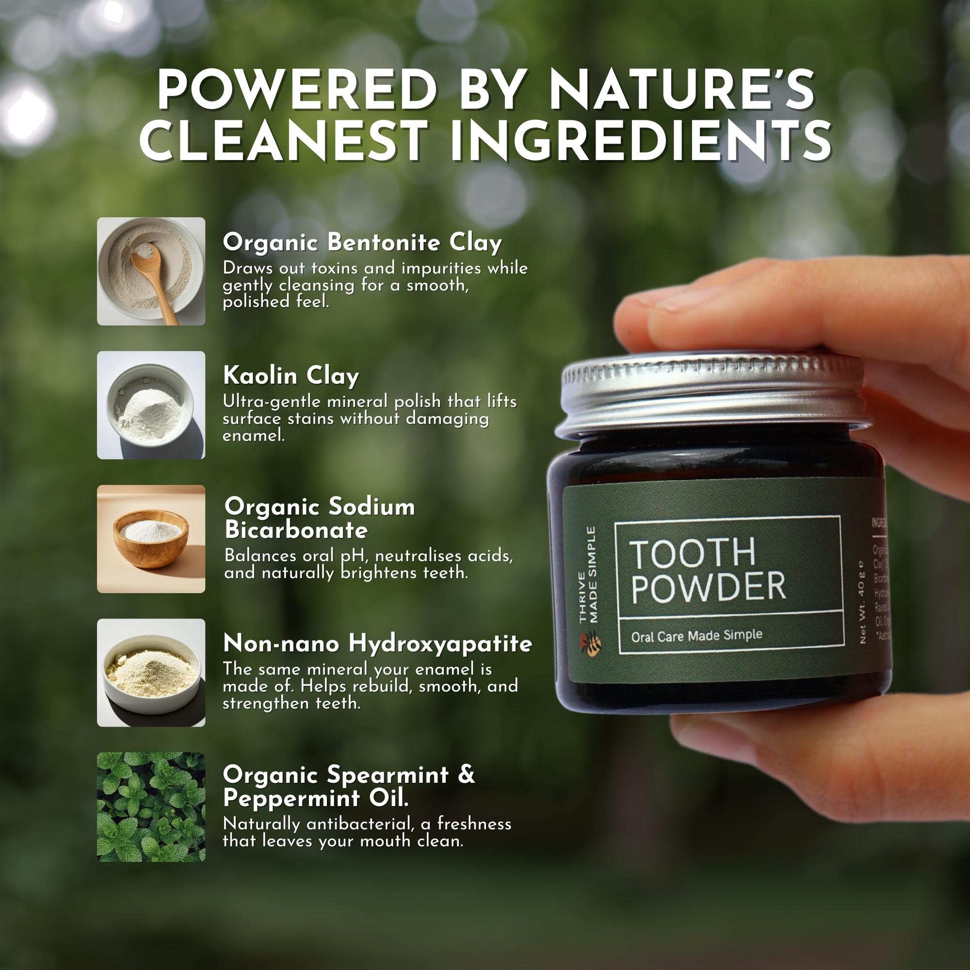 Natural Hydroxyapatite Tooth Powder
