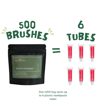 Tooth Powder Refill Pouch 100g (Hydroxyapatite)