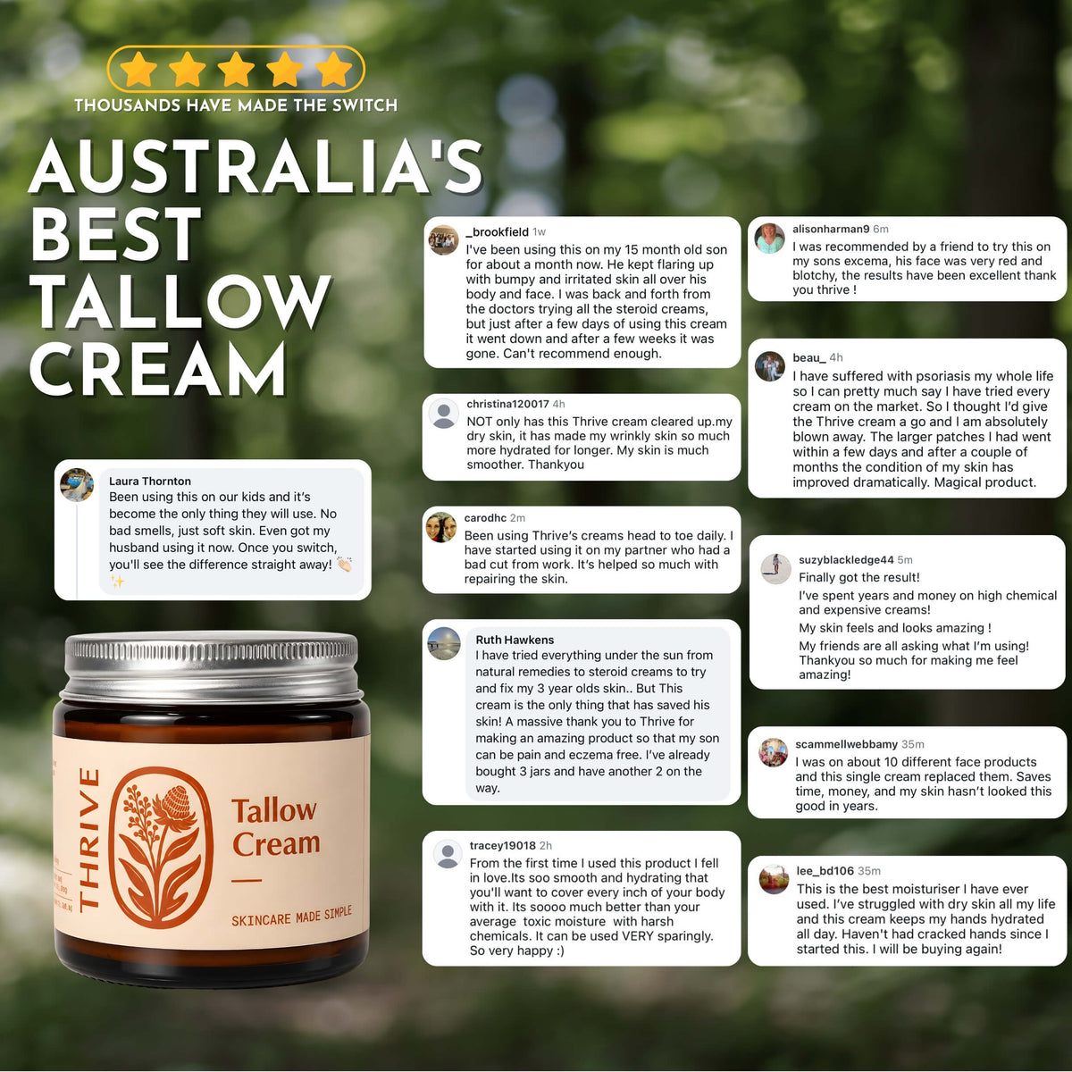 Grass-Fed Tallow Cream