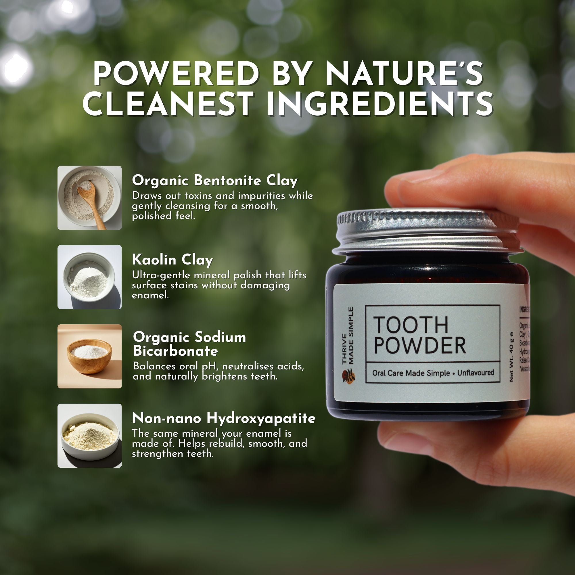 Unflavoured Hydroxyapatite Tooth Powder