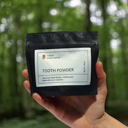 Unflavoured Tooth Powder Refill Pouch 100g (Hydroxyapatite)